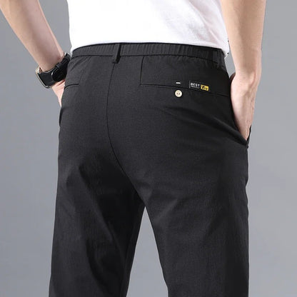 Palermo Cotton Stretch Pants - Black