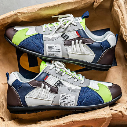 Palermo Patchwork Sneakers - Cloud White