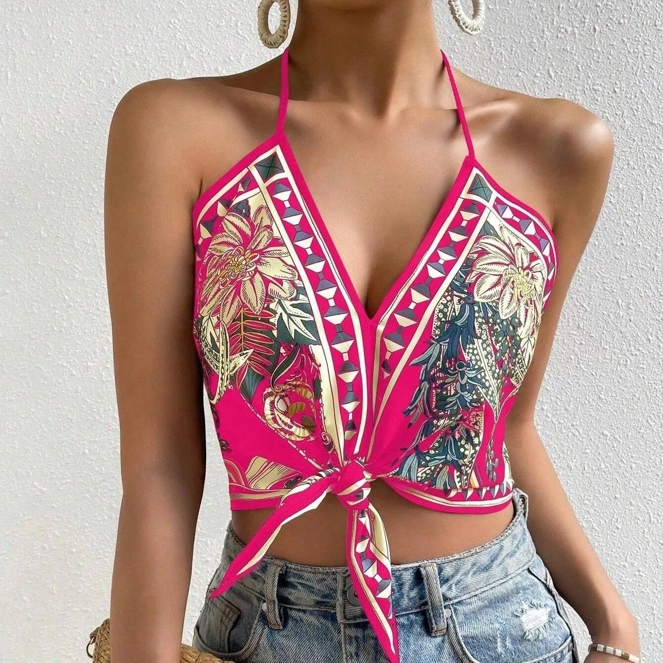 Palermo Printed Halter Top