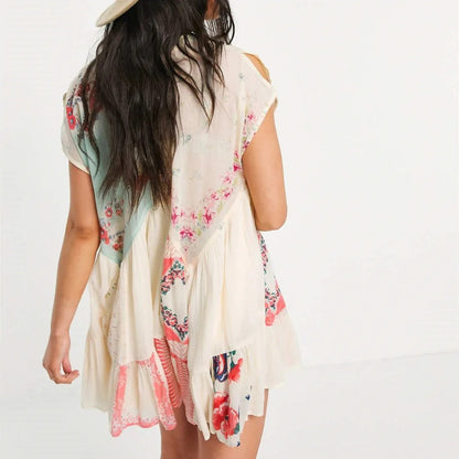 Paloma Patchwork Mini Dress