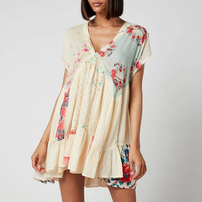 Paloma Patchwork Mini Dress
