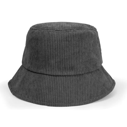 Pamplona Corduroy Bucket Hat - Ash
