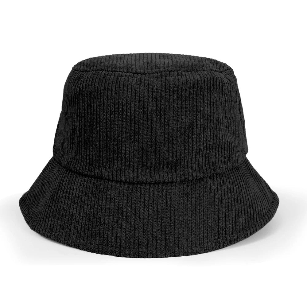Pamplona Corduroy Bucket Hat - Obsidian