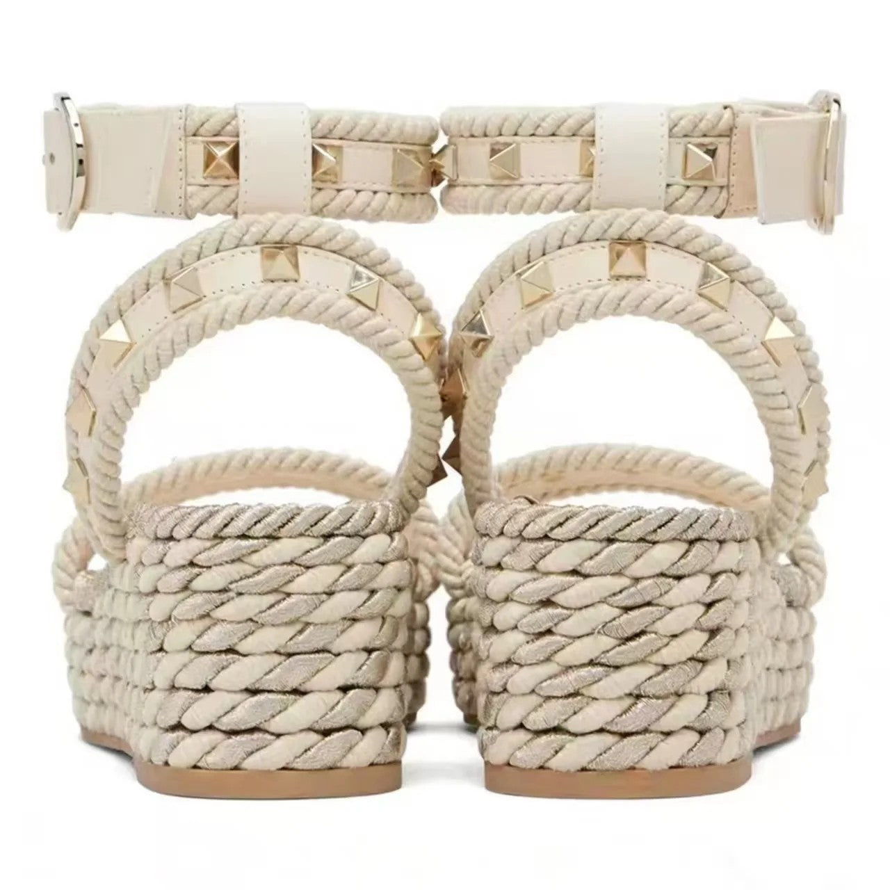 Pescara Studded Wedge Sandals