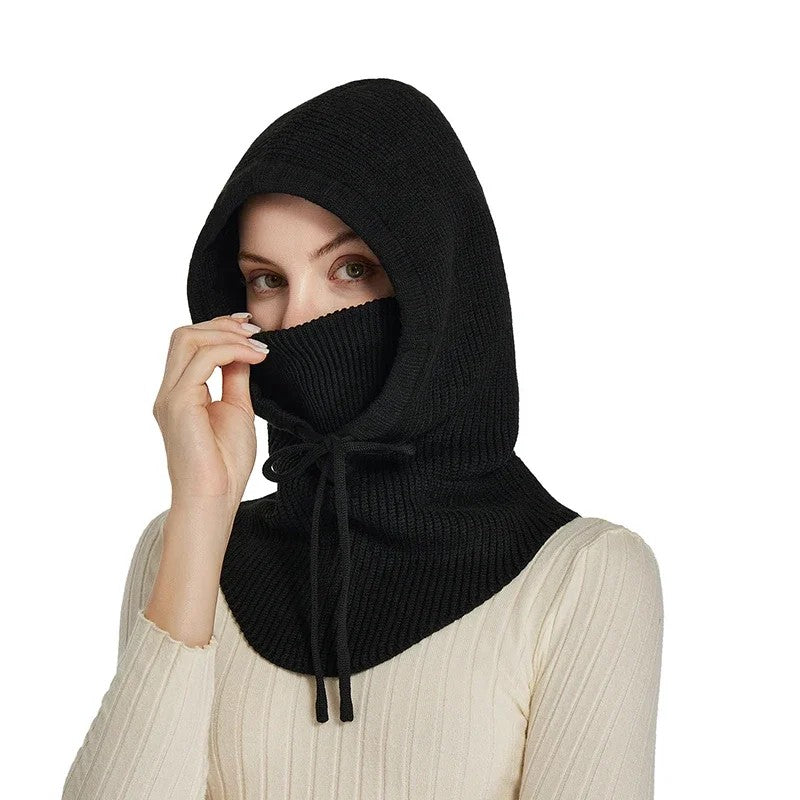 Pescara Wool Blend Balaclava - Classic Black
