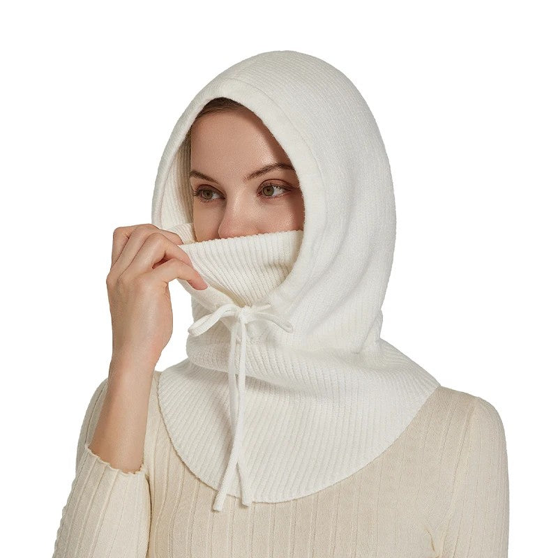 Pescara Wool Blend Balaclava - Winter White