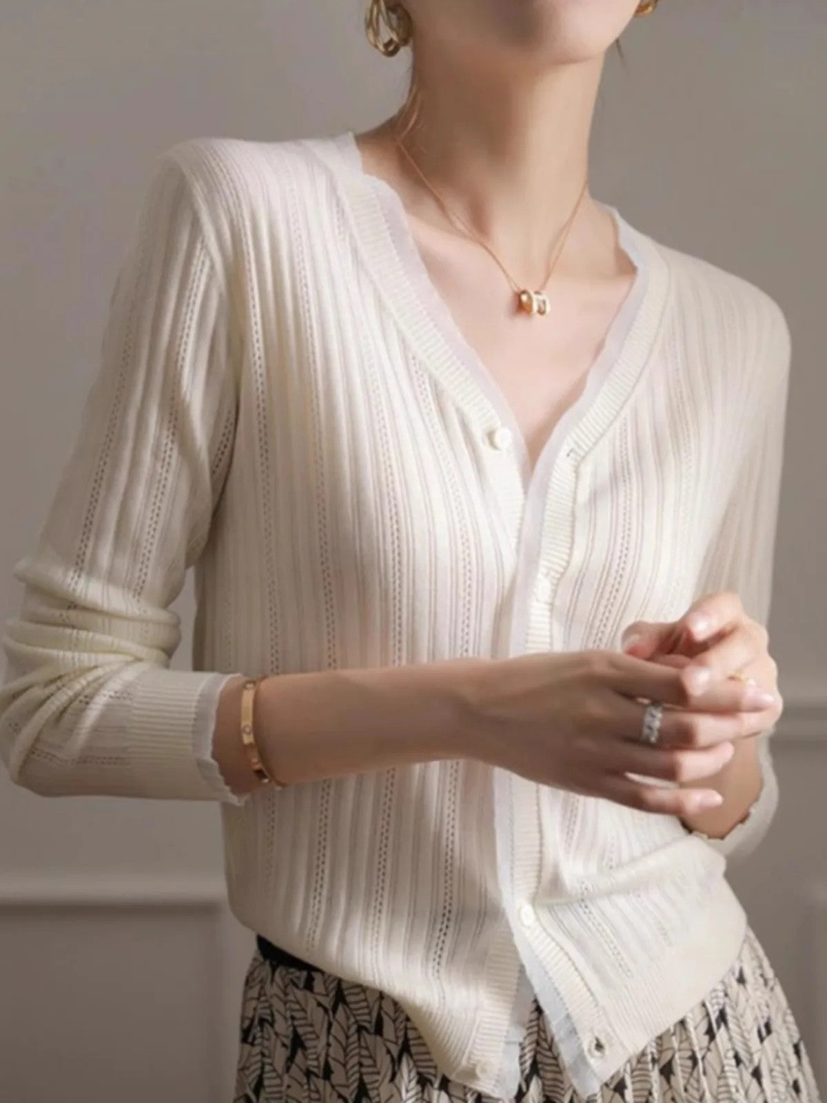 Piazzetta Cashmere Wool Cardigan