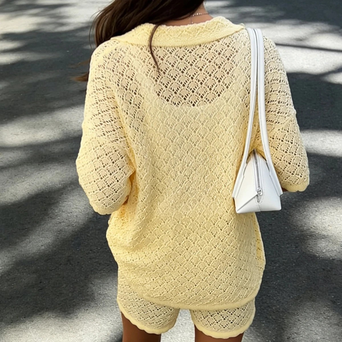 Pila Hollow Knit Set