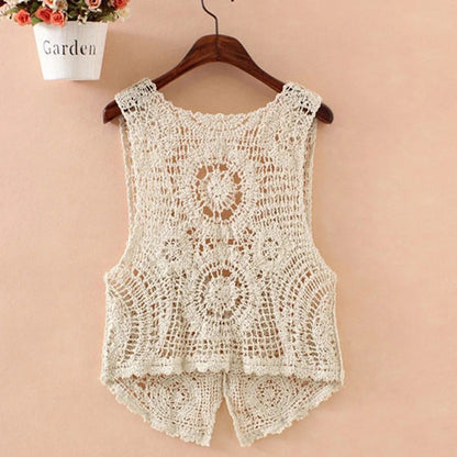Positano Crochet Vest