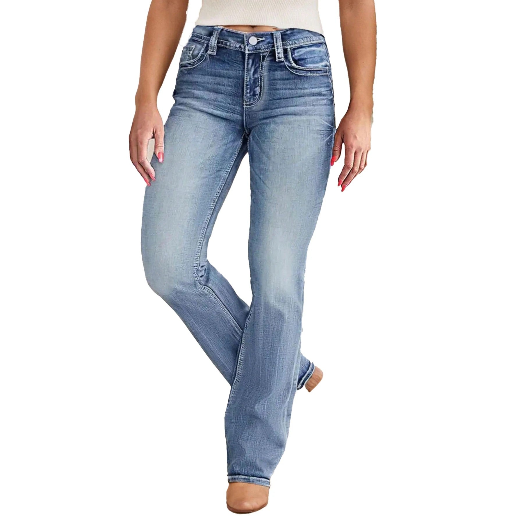 Prato Straight-Leg Jeans - Blue