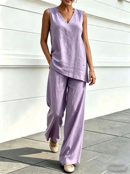 Prato Relaxed Two Piece Set - Lavender