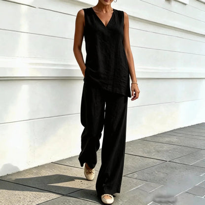Prato Relaxed Two Piece Set - Onyx
