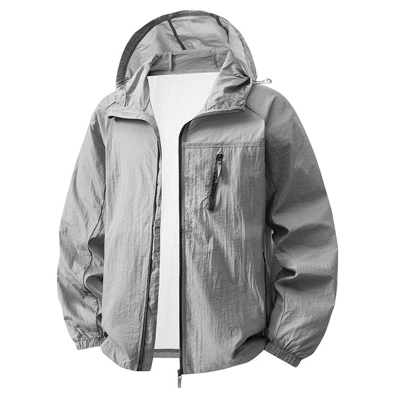 Rally Lightweight Windbreaker - Stone Gray