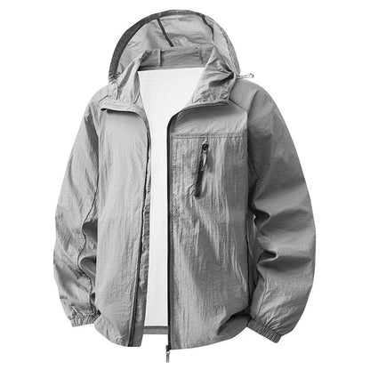 Rally Lightweight Windbreaker - Stone Gray