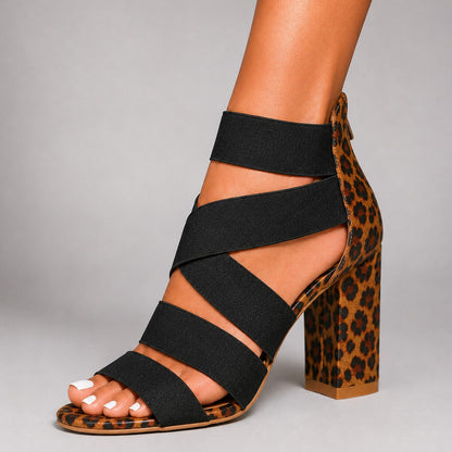 Ravello Leopard Heeled Pumps - Classic Leopard