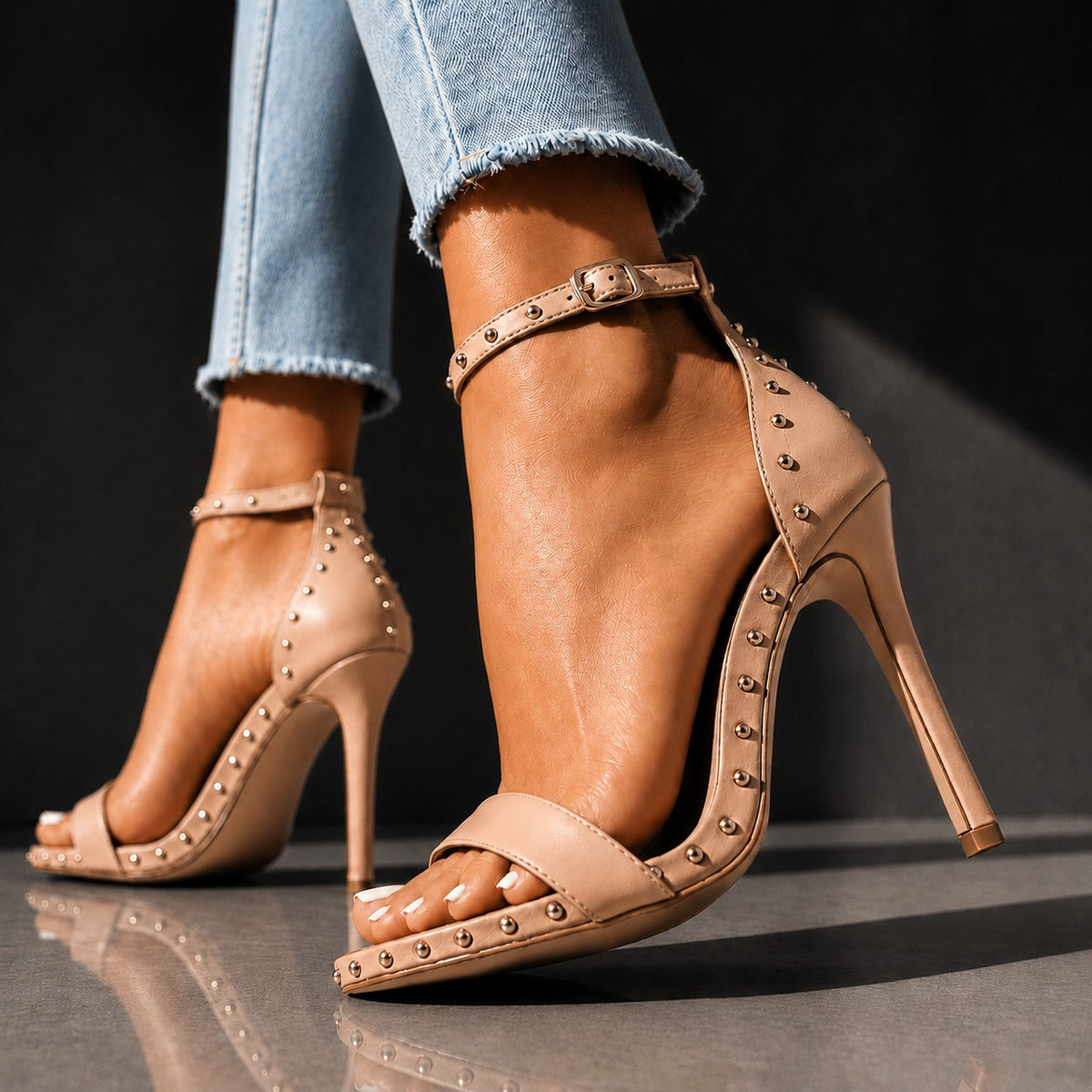 Regaldi Studded Heels