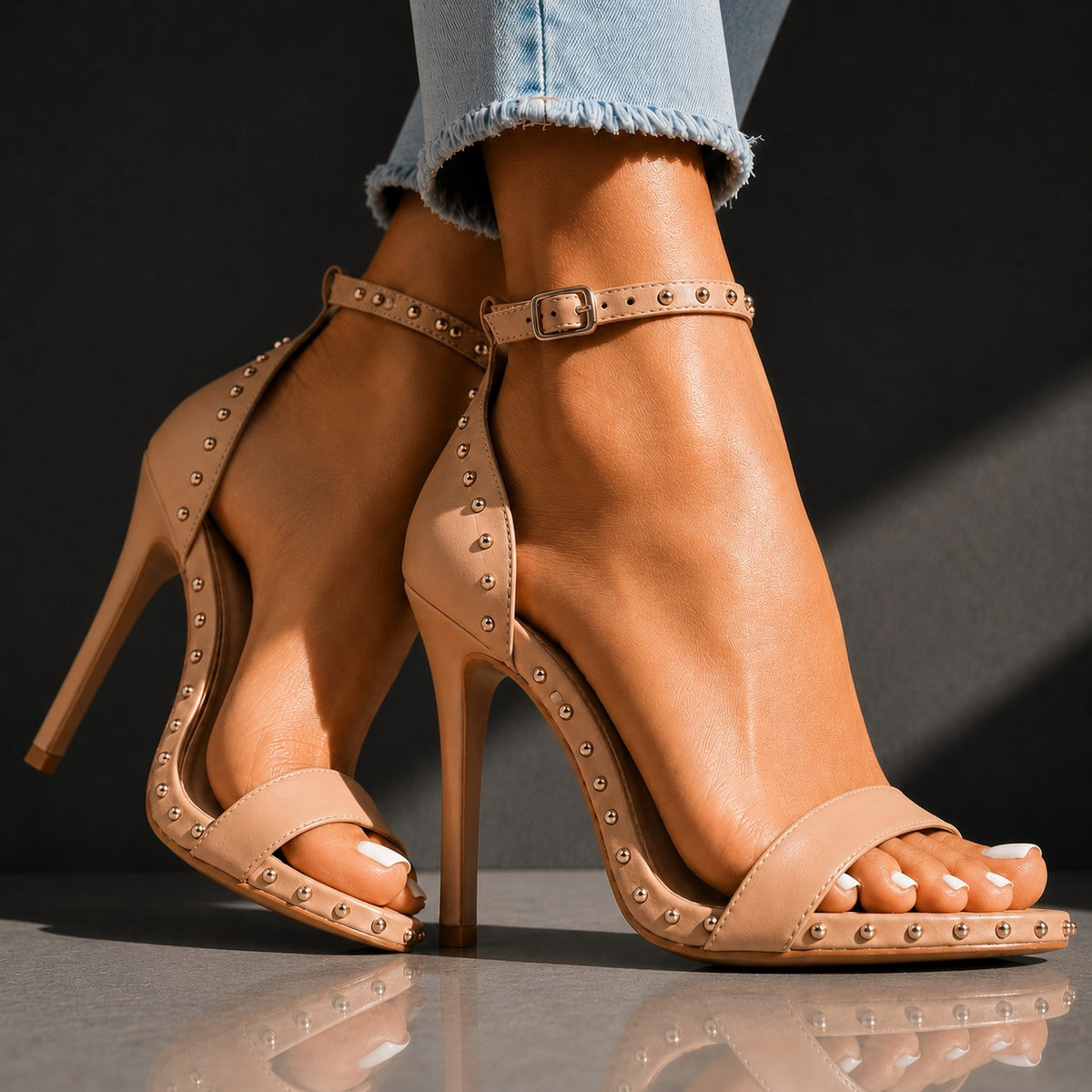 Regaldi Studded Heels
