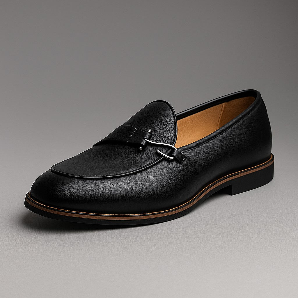 Regent Leather Loafers - Obsidian Black