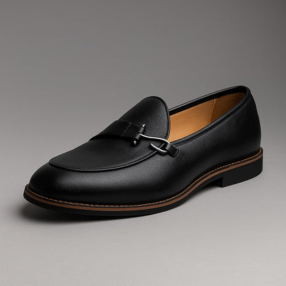 Regent Leather Loafers - Obsidian Black