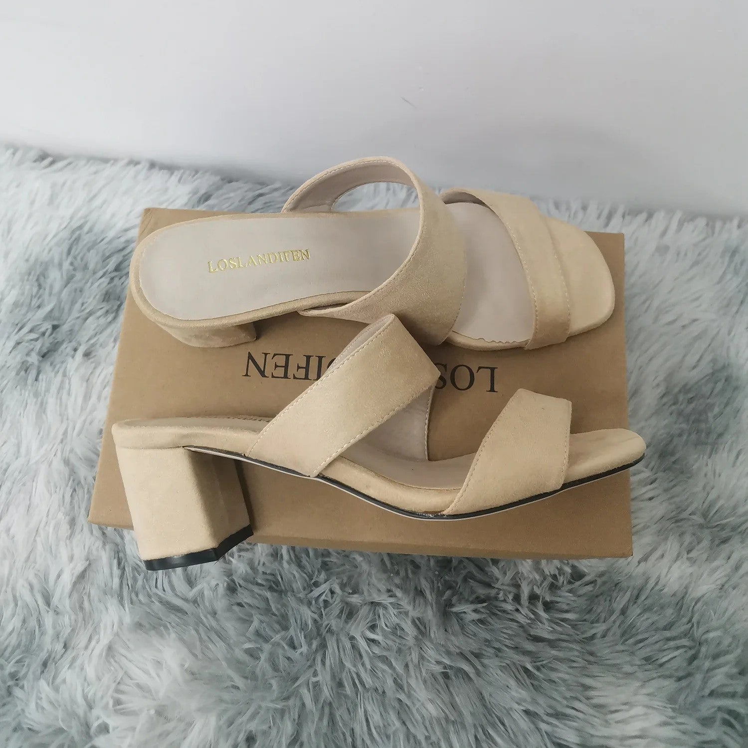 Regent Faux Suede Mules