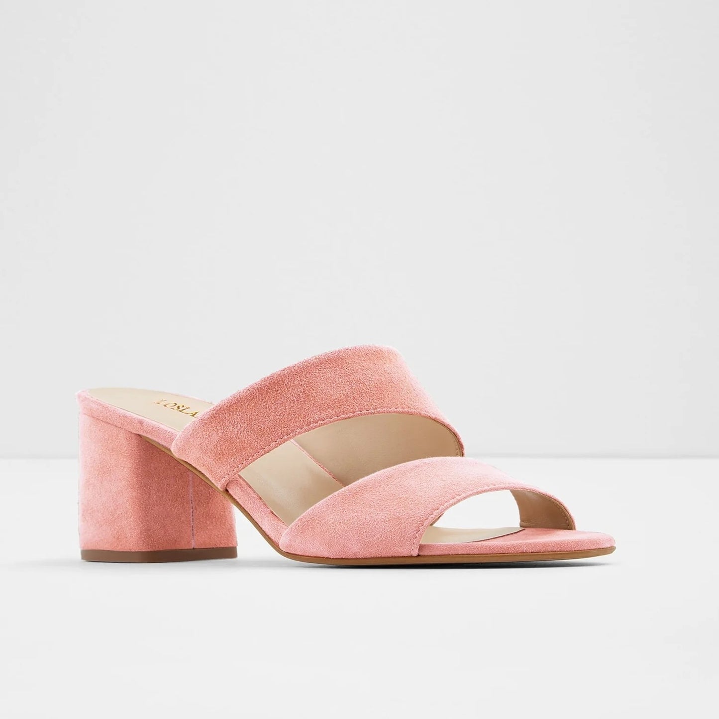 Regent Faux Suede Mules - Blossom Pink