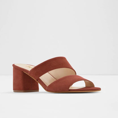 Regent Faux Suede Mules - Espresso