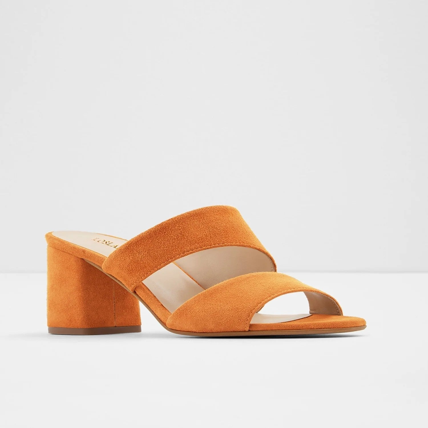 Regent Faux Suede Mules - Terracotta