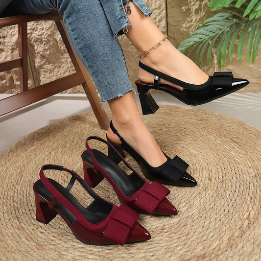 Regent Patent Leather Slingback Heels