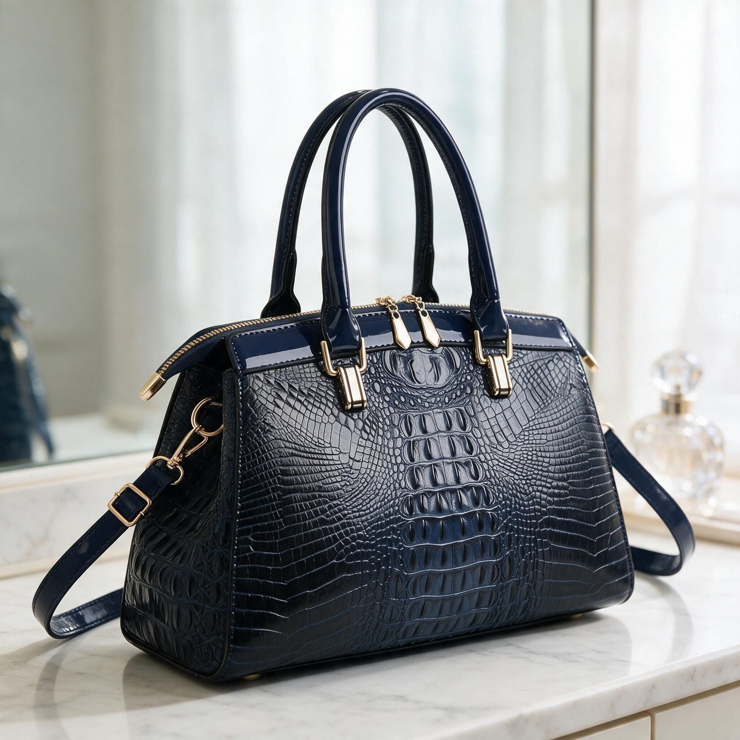Reggio Croc Handbag