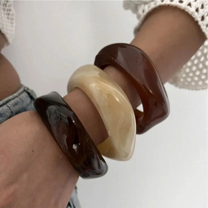 Rennes Irregular Resin Ring