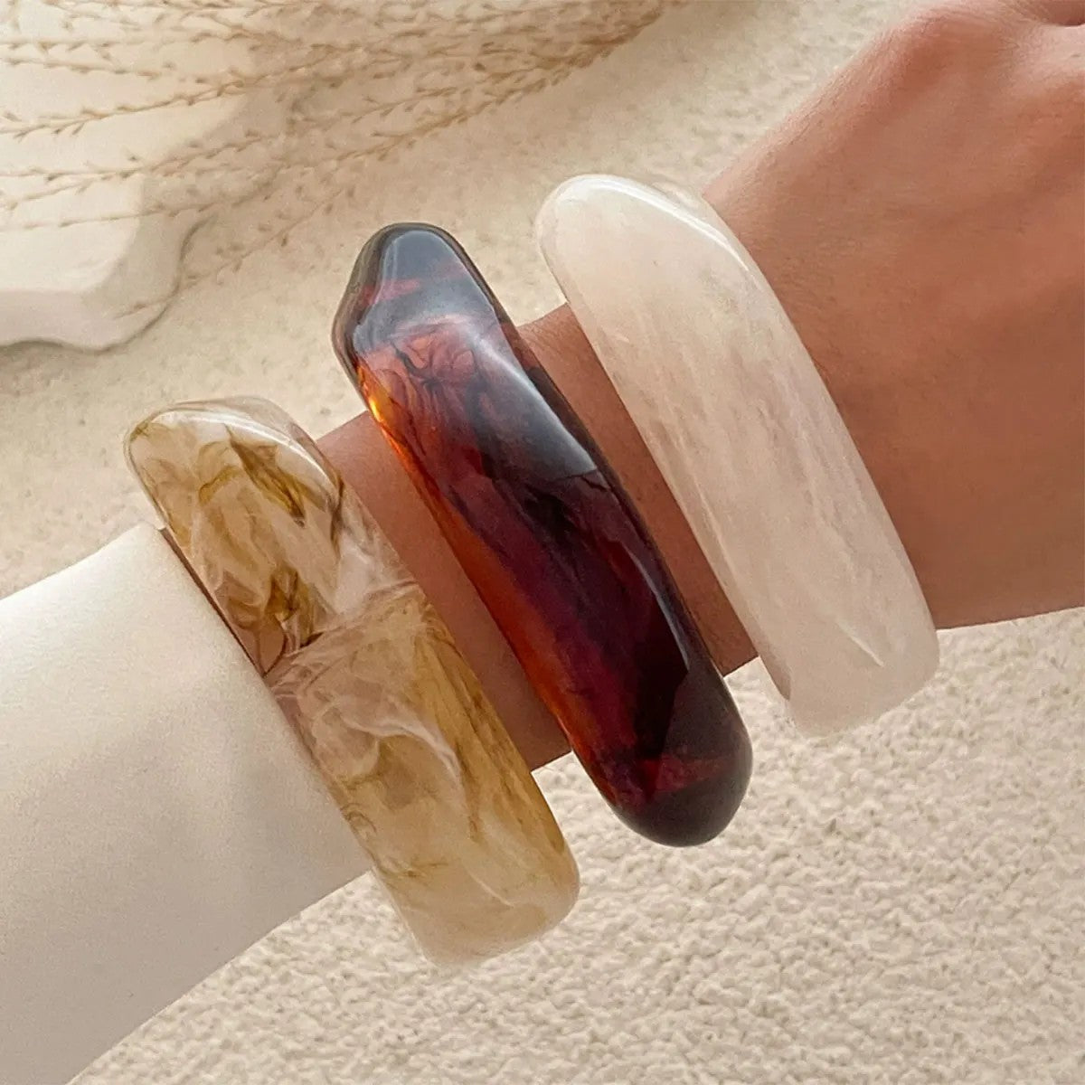 Rennes Irregular Resin Ring