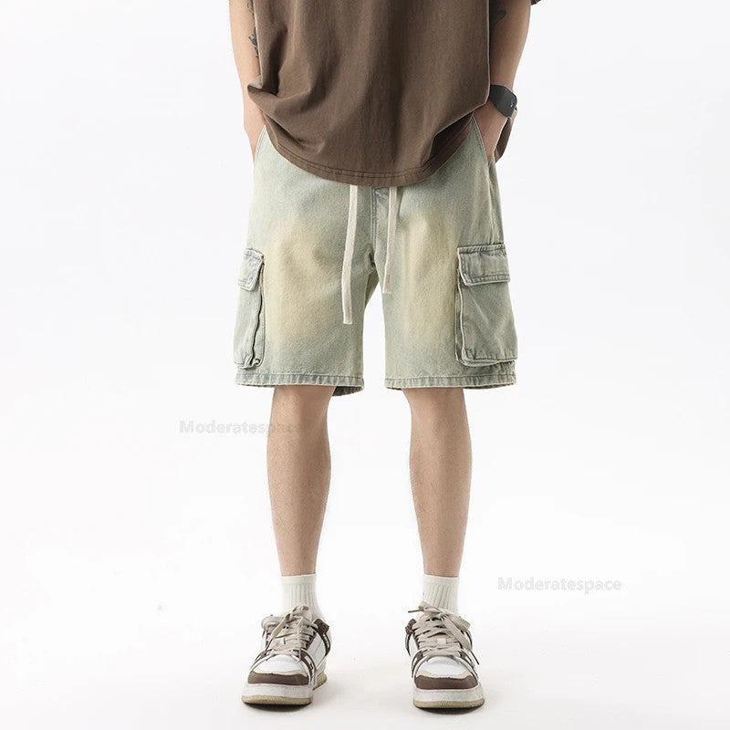 Rimini Cargo Denim Shorts