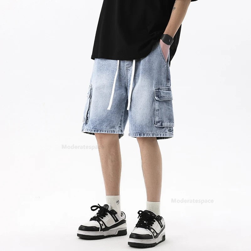 Rimini Cargo Denim Shorts