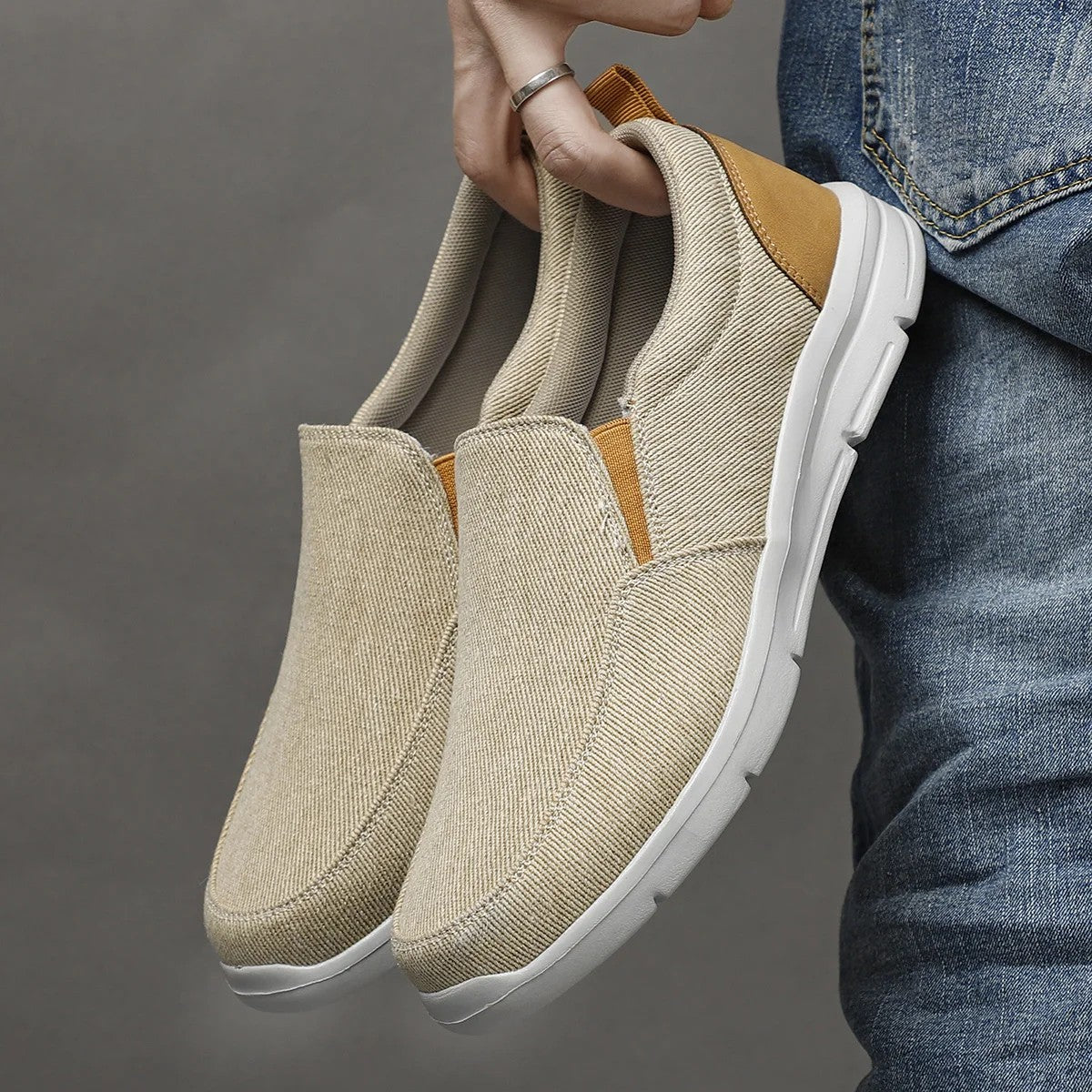 Riva Canvas Slip-On Loafers