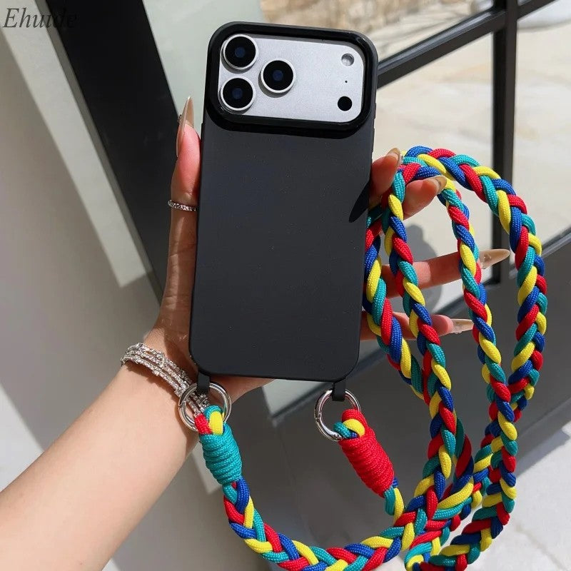 Riva Crossbody Phone Case - Black