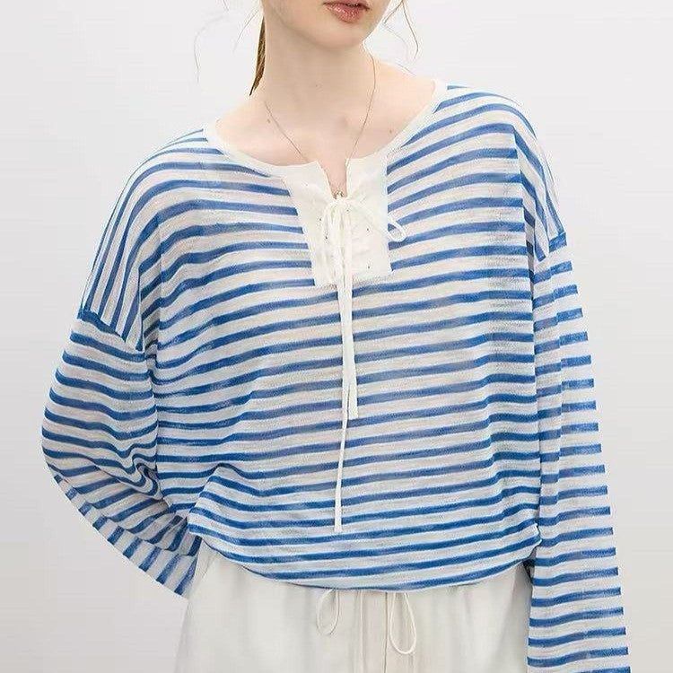 Riviera Striped Knit Top