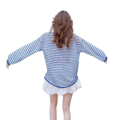 Riviera Striped Knit Top