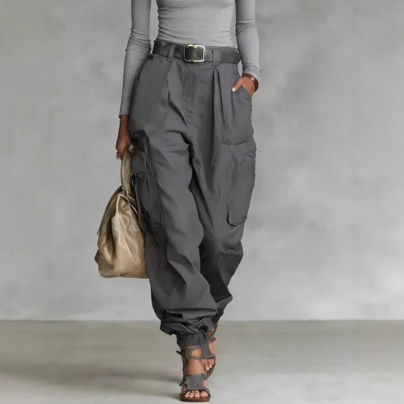 Roux Cuffed Utility Pants - Graphite