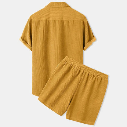 Rovinj Corduroy Shirt Shorts Set