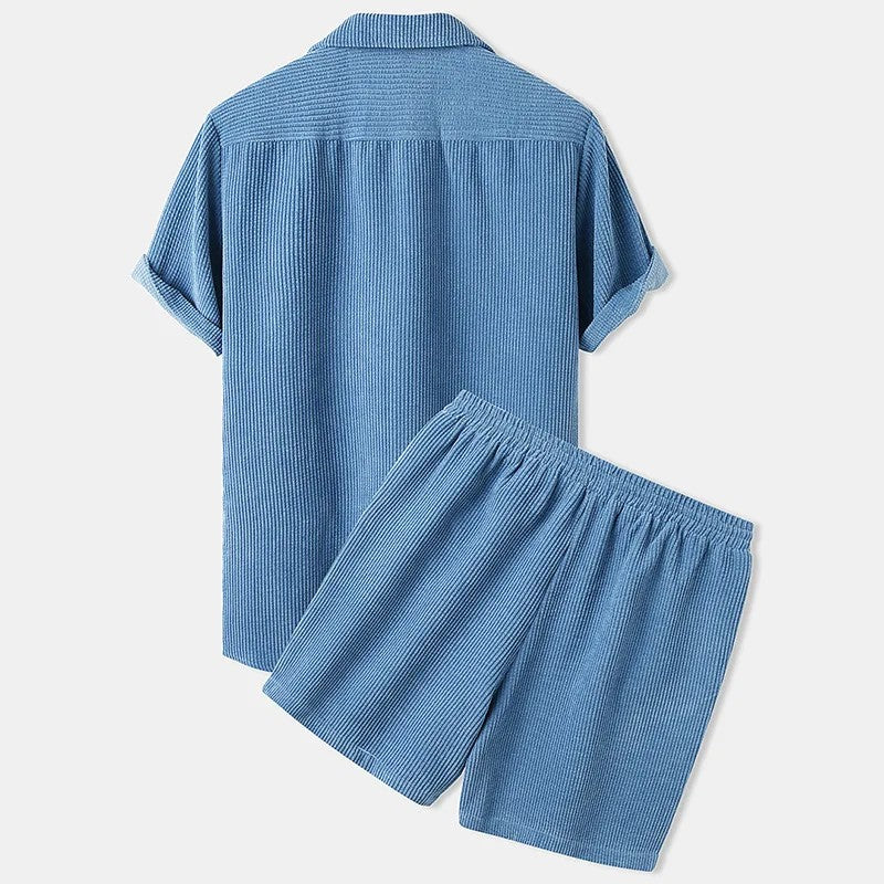 Rovinj Corduroy Shirt Shorts Set