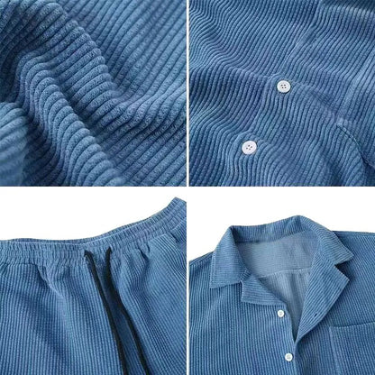 Rovinj Corduroy Shirt Shorts Set