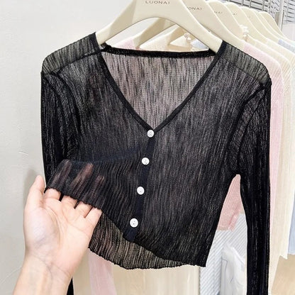 Salerno Ice Silk Cardigan