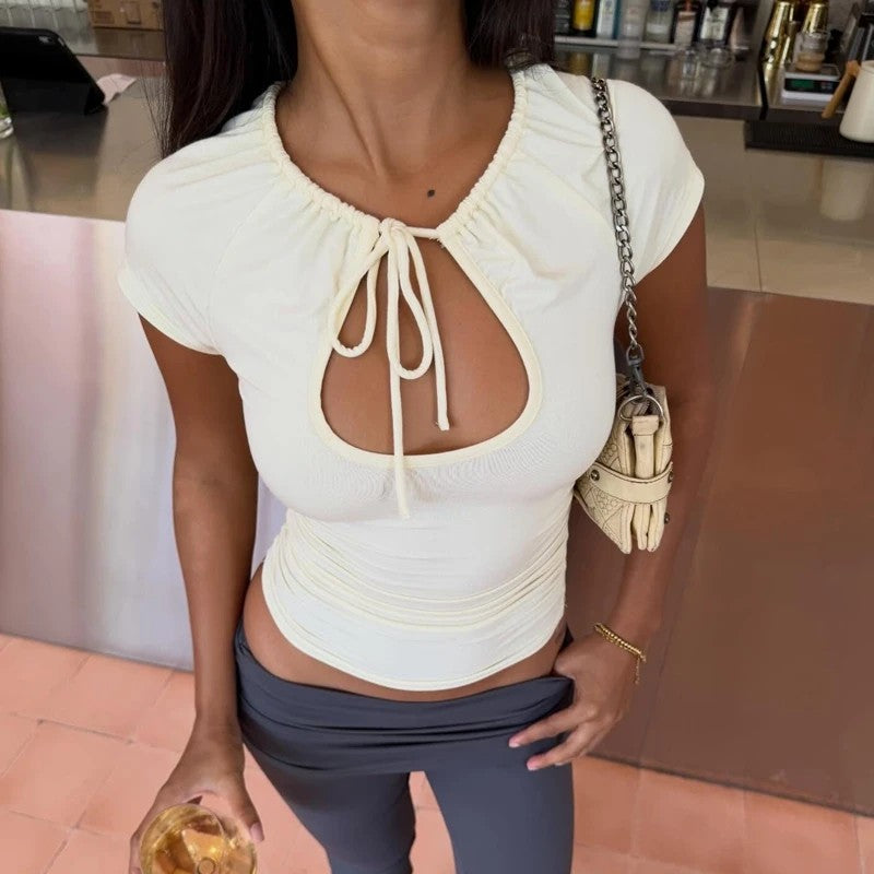 Siracusa Tie-Front Top