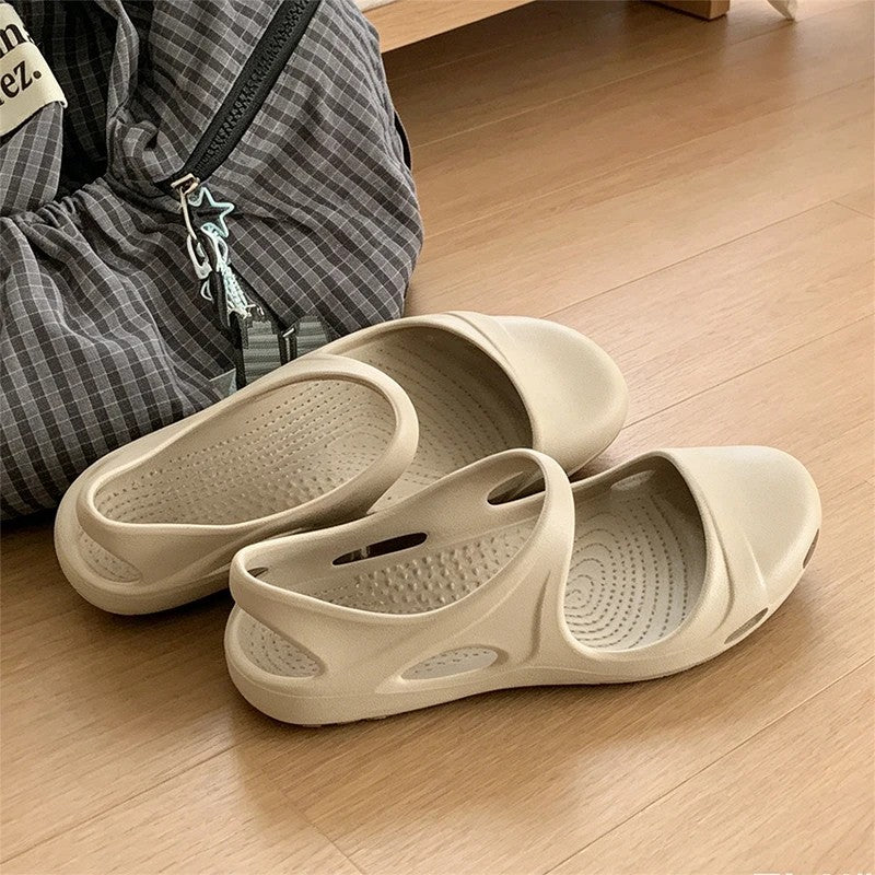 Stride EVA Comfort Sandals - Soft Almond