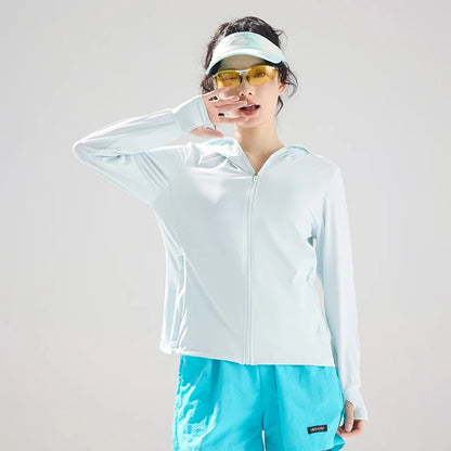 Summit Sun Protection Hoodie - Glacier Blue