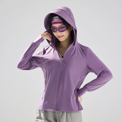Summit Sun Protection Hoodie - Lavender Mist