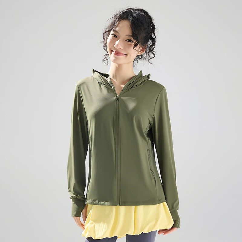 Summit Sun Protection Hoodie - Olive Drab