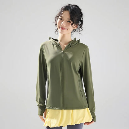 Summit Sun Protection Hoodie - Olive Drab