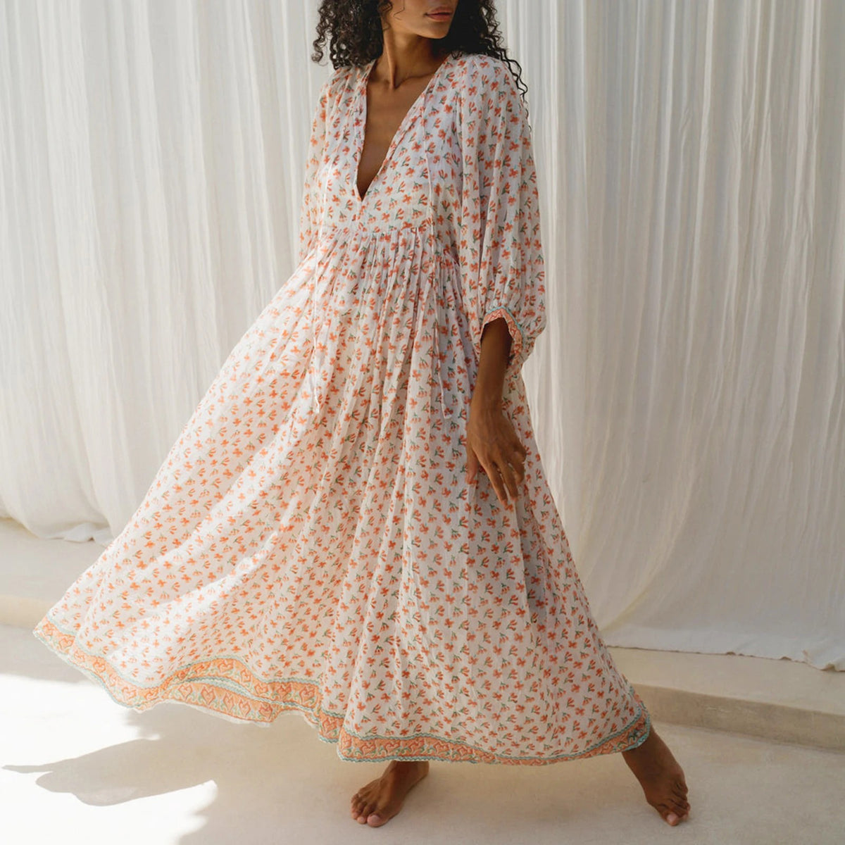 Taormina Floral Maxi Dress