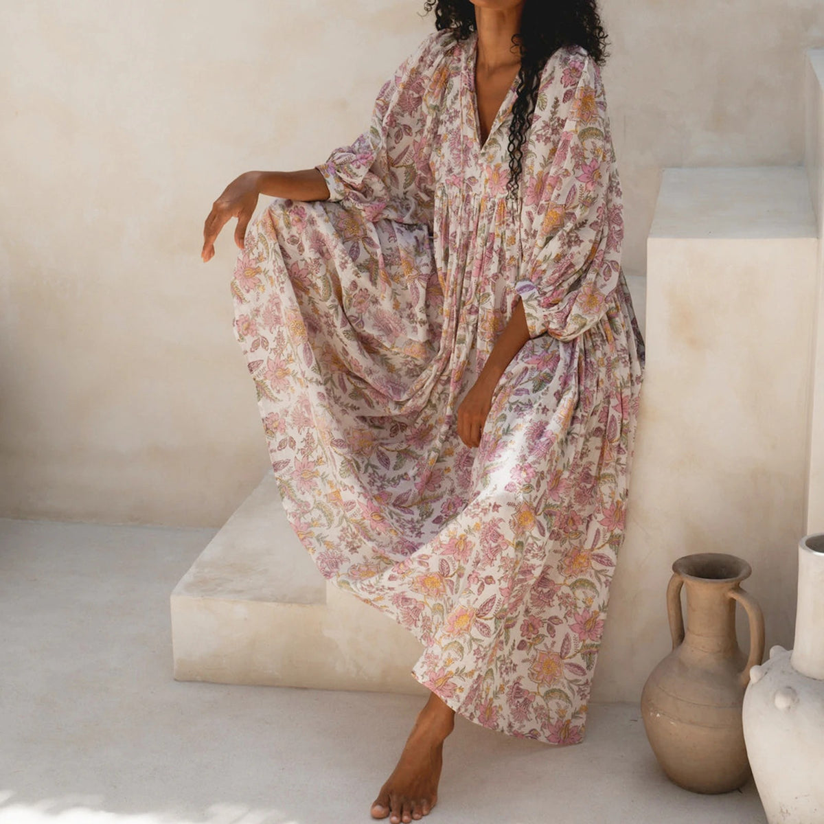 Taormina Floral Maxi Dress